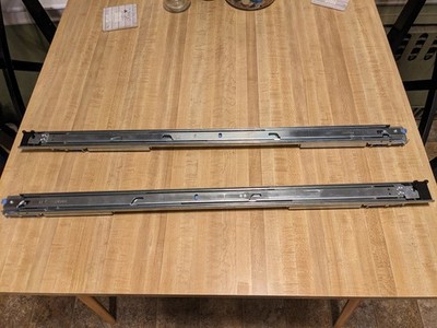 Dell Poweredge 1950 Sliding Rapid Rail Set Left Right YY735 DR784 0YY735 0DR784