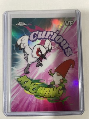 2026 Topps Chrome VeeFriends #BB-4 Curious Crane / Knowing Gnome Balance Battles