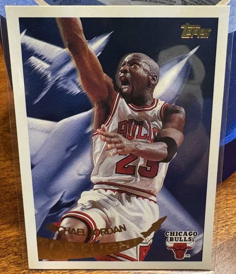 Michael Jordan 1995/96 Topps Top Flight TF1. Chicago Bulls 