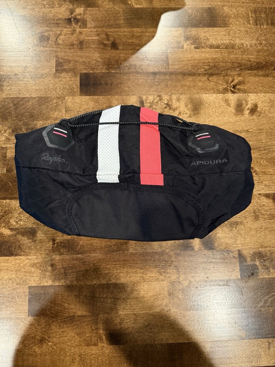 APIDURA Rapha Bar Bag Black Hi Vis Pink Pack Light. Travel Far