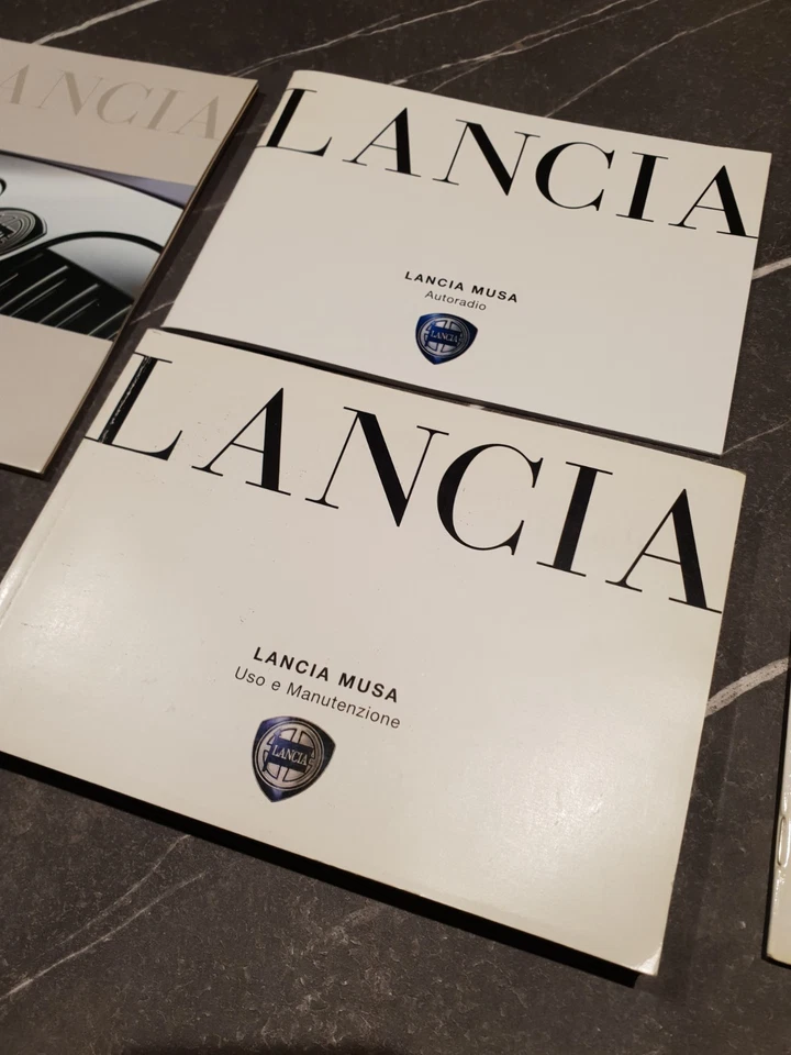LIBRETTO USO E MANUTENZIONE LUM ORIGINALE LANCIA MUSA PRIMA SERIE + MODELLI DISP - Immagine 2 di 4