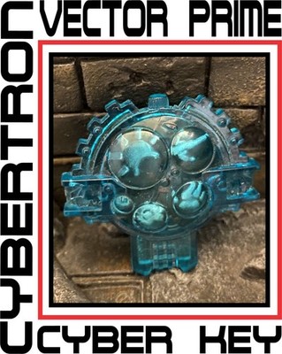 TRANSFORMERS CYBERTRON _ VOYAGER CLASS _ VECTOR PRIME _ ** CYBER KEY (v38g) **