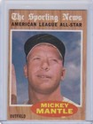 PD: 1962 Topps Baseball Card #471 Mickey Mantle AS New York Yankees - NrMt