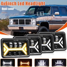 4pcs 4x6 Inch Led Headlights Hilo Sealed Beam For Gmc V2500 Suburban 1989-1991 4pcs 4x6 Inch Led Headlights Hilo Sealed Beam For Gmc V2500 Suburban 1989-1991