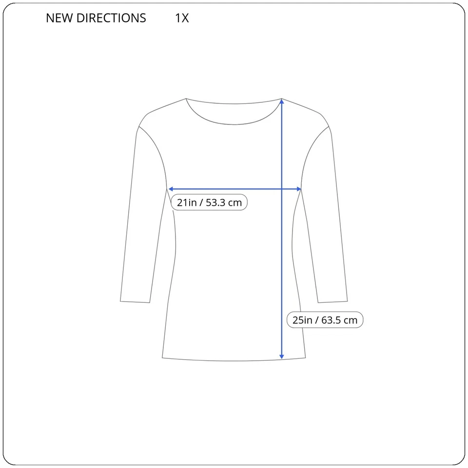 Top New Directions para mujer 1X Plus con hombros descubiertos arrugados azul Ric Rac corbatas laterales Foto 2 de 4