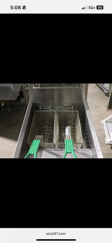 二手 Dean SR142G 商用天然气 40 磅 油炸锅 — 第 3/4 张图片