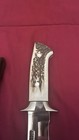 George Herron Custom Stag Chute Knife #2275- orig Sheath -Loveless Era . Rare! — photo 3