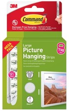 Command Picture & Frame Hanging Strips Value Pack Large White 12 Pairs (24 1.18 per strip