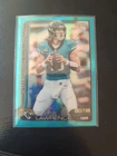 2025 Topps Chrome NFL Trevor Lawrence Aqua Refractor 001/199 Color Match Jaguars