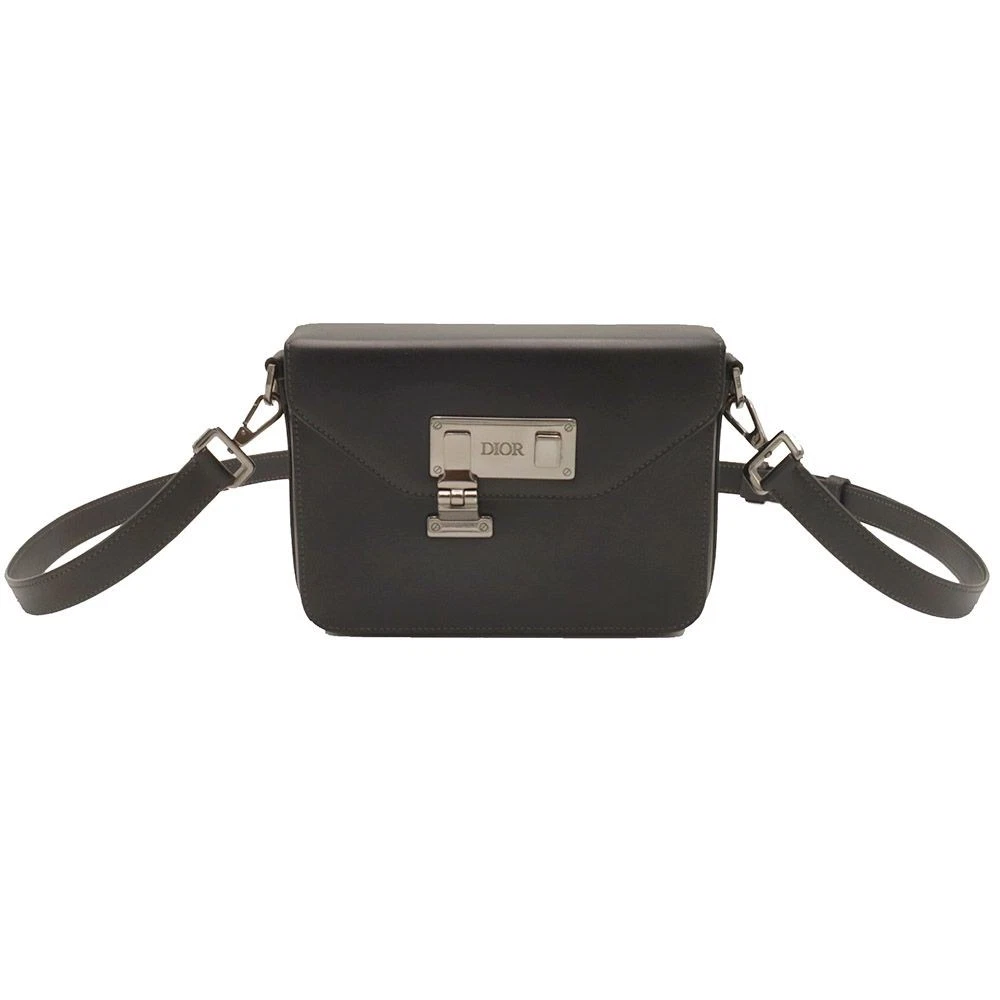Sac bandoulière Dior noir homme cuir messager 1LXPO214UCC 82514346