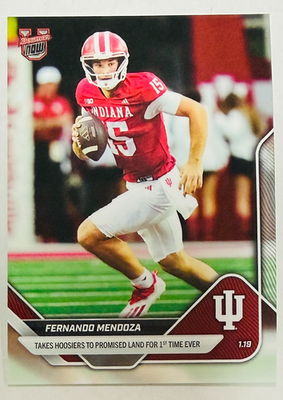 Fernando Mendoza Bowman U NOW #67 Indiana Hoosiers National