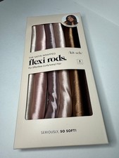 Kitsch Flexi Rods Satin Wrapped For Curly/Wavy Hair 6 Rod NEW opened Box