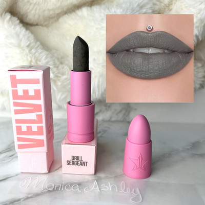Jeffree Star Velvet Trap Gray Lipstick Drill Sergeant / Sultry Grey | New in Box