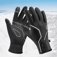 Winter Warm Touch Screen Gloves Windproof Cold-Proof Cycling Running Skiing