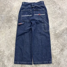 Vintage JNCO Jeans mens 33 x 30 Y2K Baggy Crown Carpenter Wide Leg 90s Skater