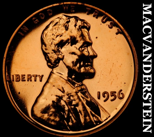 1956 Lincoln Wheat Cent-Choice Gem Proof Red No Reserve #i1091