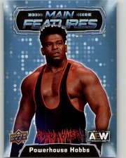 2022 Upper Deck AEW Powerhouse Hobbs Main Features #MF-21