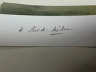 Harold Bird-Wilson pencil signed Battle of Britain RAF WW2