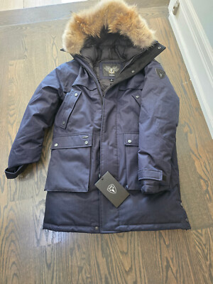Goose down Nobis Yatesy Down Parka Jacket luxury Canada Navy M