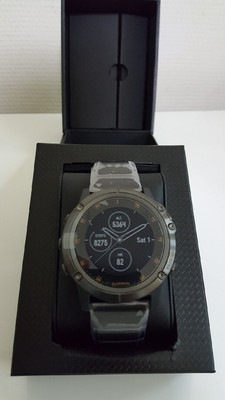 Garmin Fenix 5X Plus Sapphire Titanium 753759197711 | eBay