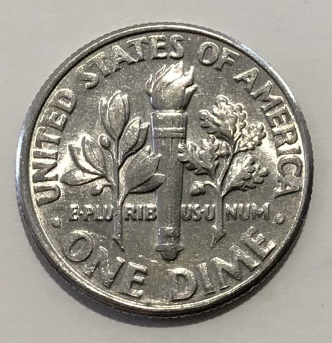 2002 D - Roosevelt Dime w/machine damage/die deterioration - #d142 - Picture 2 of 4