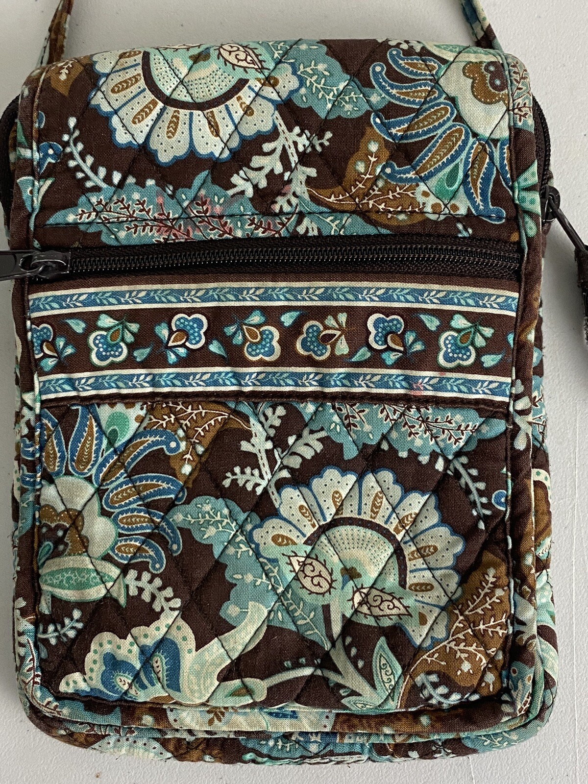 Vera Bradley Mini Hipster Java Blue Cross-Body Pu… - image 4