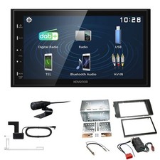 Autoradio Kenwood 2DIN DAB+ per Audi A6 2001-2005 completamente attiva Bose