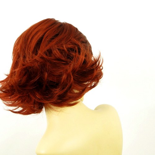 short wig for women smooth copper intense ref: JEANETTE 350 PERUK - Picture 6 of 9