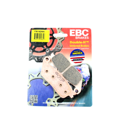 Plaquettes de frein EBC FA142HH HH plaquettes frittées pour moto - 1 paire - Photo 1 sur 2