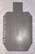 AR500 Full Scale IDPA IPSC Steel Shooting Target Gong 3/8" 18" X 30"
