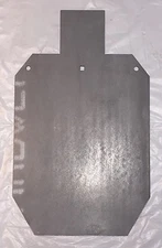 AR500 Full Scale IDPA IPSC Steel Shooting Target Gong 3/8" 18" X 30"