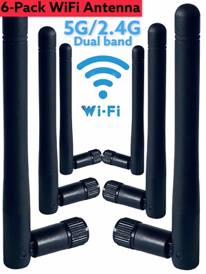 Router 4G Plus Antenna WiFi 5dBi A Lungo Raggio, Connettore RP-SMA