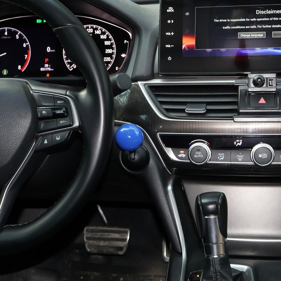 Full Metal Ball Car Push to Start Button Rocker Car Engine Start Stop