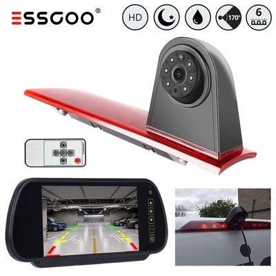 7'' TFT Monitor Mit Rückfahrkamera Bremsleuchte Für Ford Transit Custom 2012-2016