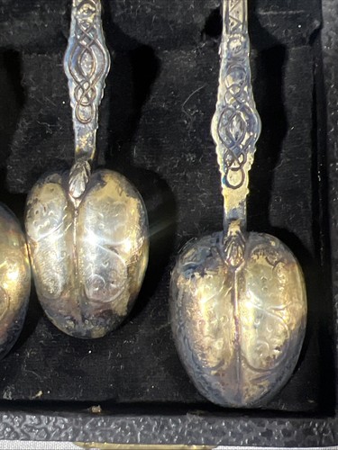 1953 Queen Elizabeth ll Coronation Anointing Spoons & Spoon Pin FREE SHIPPING - Picture 12 of 24