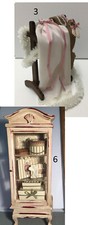 Choice Miniature Lady Lingerie Rack or Lady's Cabinet w/ Hat Boxes in Scale 1:12