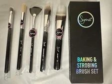 Sigma Beauty Baking and Strobing Makeup BRUSH 5-Piece SET!! BRAND NEW!! 53-HU111