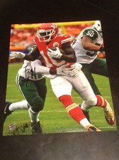 Tyreke hill Kansas City chiefs auto nfl 8x10 coa & holo 100%authentic  
