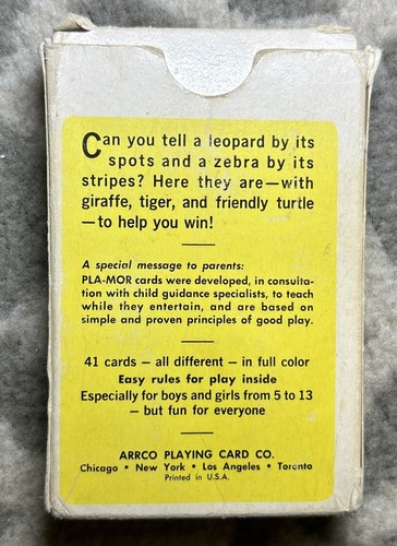 Spots and Stripes an Original Card Game Children Arrco Playing Card Co COMPLETE - Picture 2 of 2