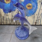 Robert Wyland "Children Of The Sea" Acrylic Sculpture Dolphins Signed 1990s