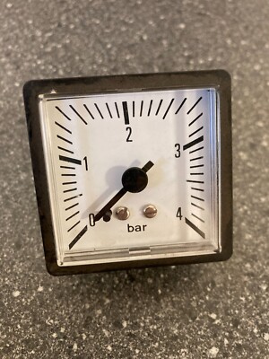 STORK Industrie Kessel Manometer 0-4 Bar - Vintage NOS Instrument