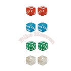 Dice Sparkle Glitter Bicycle Valve Caps Lowrider BMX Chopper Bike Beach Cruiser