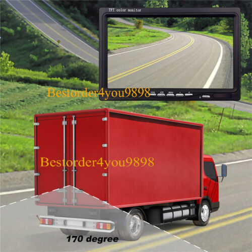 9" HD Car Rear View Monitor + AHD 1080P 8 LED Backup Camera For Bus Truck 20M - Picture 12 of 12