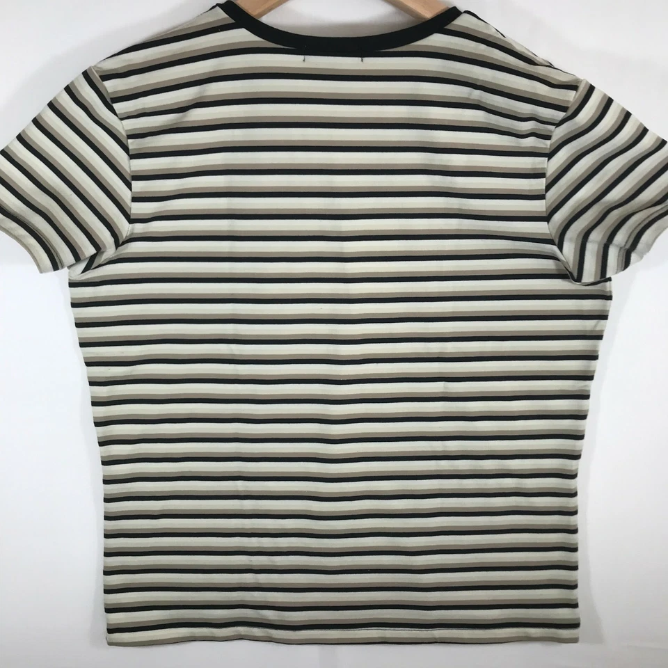 Camisa Banana Republic Niña Rayas Grande Manga Corta Cuello en V Foto 4 de 4