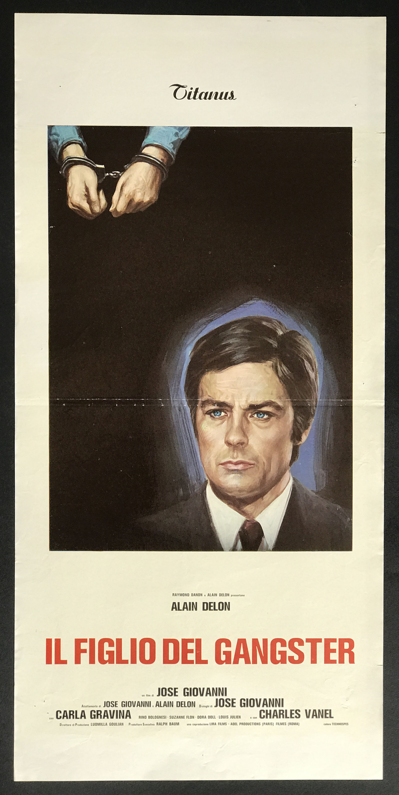 Locandina originale film Il figlio del gangster (1976) - Regia di José Giovanni