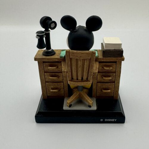 Vintage Mickey Mouse Desk business card holder. Walt Disney Figi Graphics - Rare - Picture 3 of 10