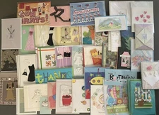 3D Greeting Cards Lot 49 Assorted Paper Magic Birthday NEW In Plastic, Baby, Etc