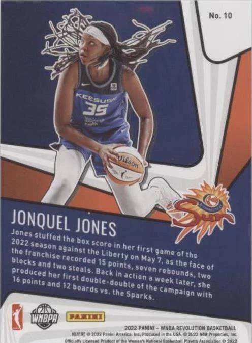 2022 Panini Revolution WNBA - Jonquel Jones #10
