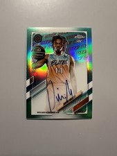 2021-22 Topps Chrome OTE Davion Mace Teal & Red Refractor Auto RC SP /99