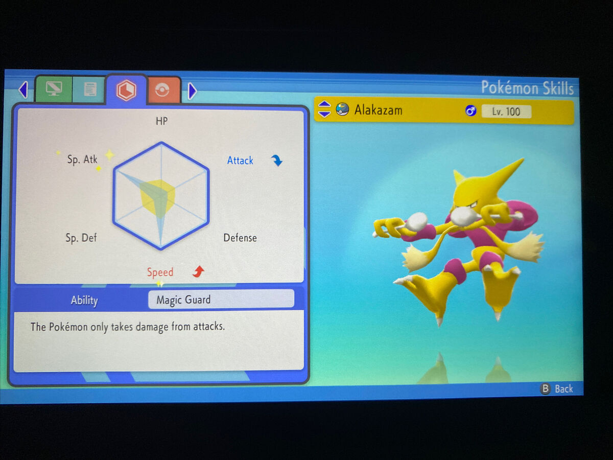 Shiny Alakazam / Pokémon Brilliant Diamond and Shining Pearl / 6IV Pokemon  / Shiny Pokemon